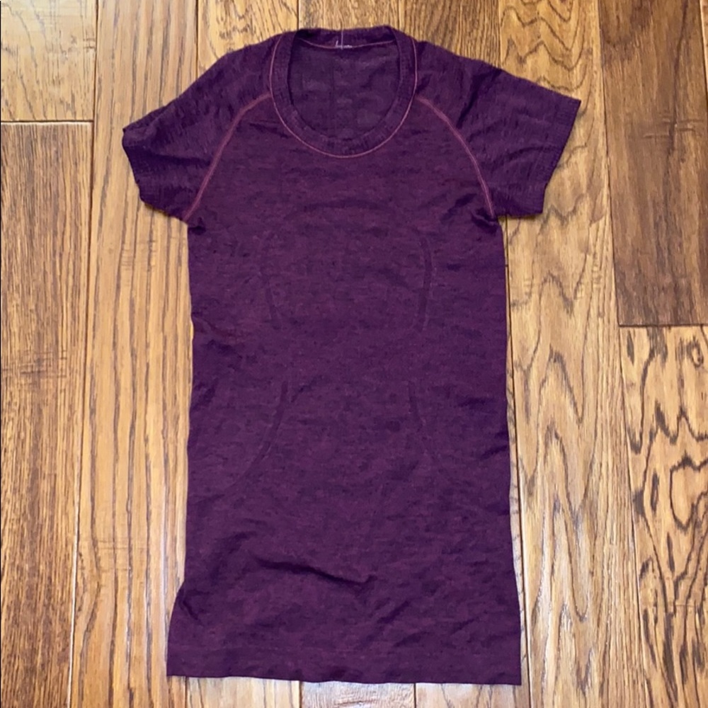 Purple Lululemon Swifty Tech Top